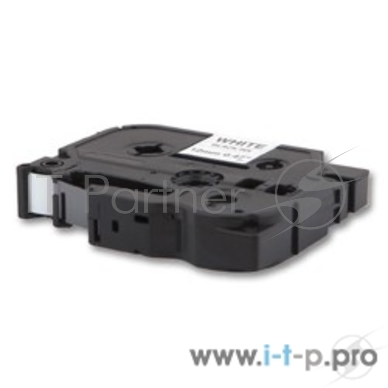 Лента Cactus CS-TZ231 для печати наклеек в устройствах Brother P-touch черный на белом 12мм х 8м