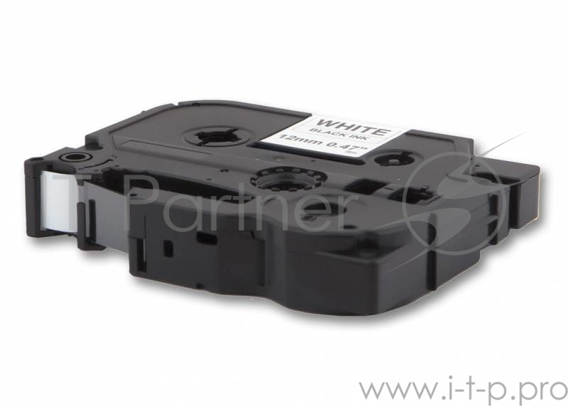 Лента Cactus CS-TZ231 для печати наклеек в устройствах Brother P-touch черный на белом 12мм х 8м