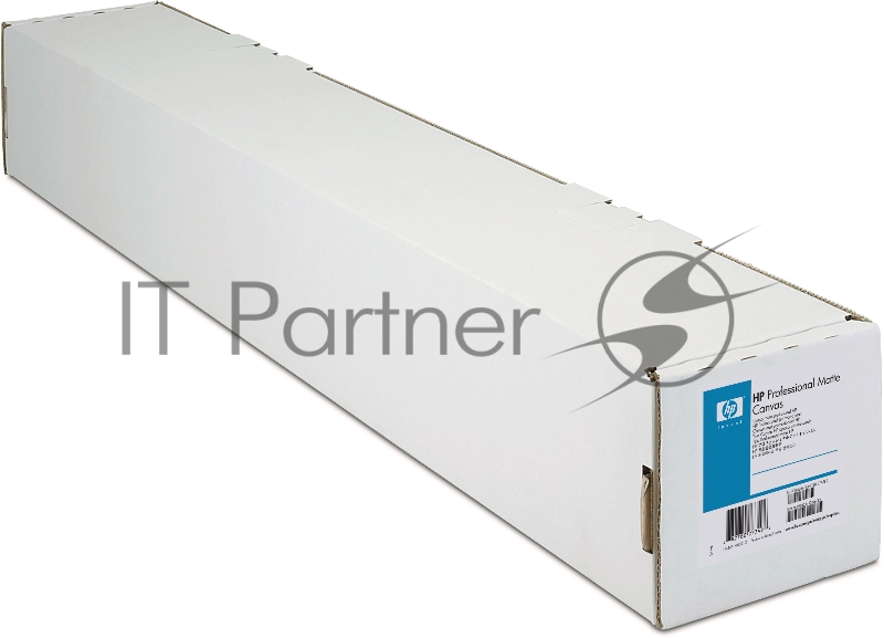 Бумага широкоформатная HP Professional Matte Canvas, 392 g/m?, 1067 mm x 15.2 m