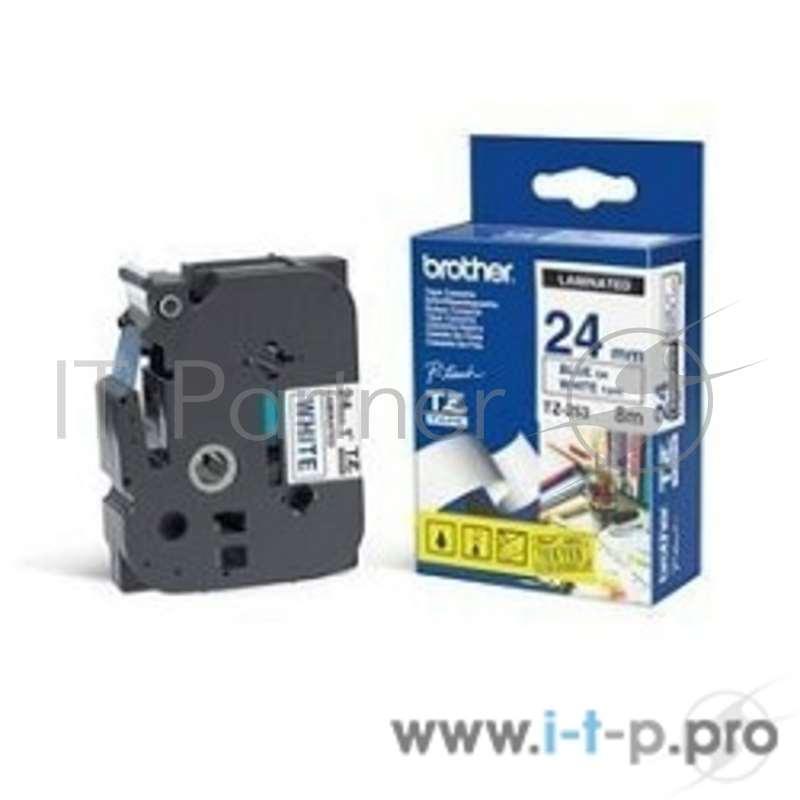 Наклейка ламинированная TZ-E253 (24 мм син/бел)