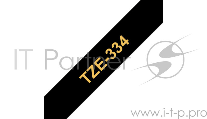 Наклейка ламинированная TZ-E334 (12 мм золот/черн,TZ-334)