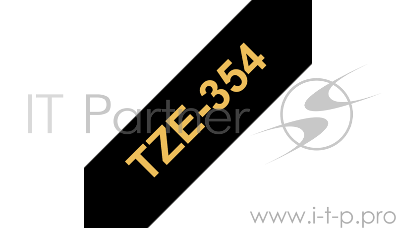 Наклейка ламинированная TZ-E354 (24 мм золот/черн,TZ-354)