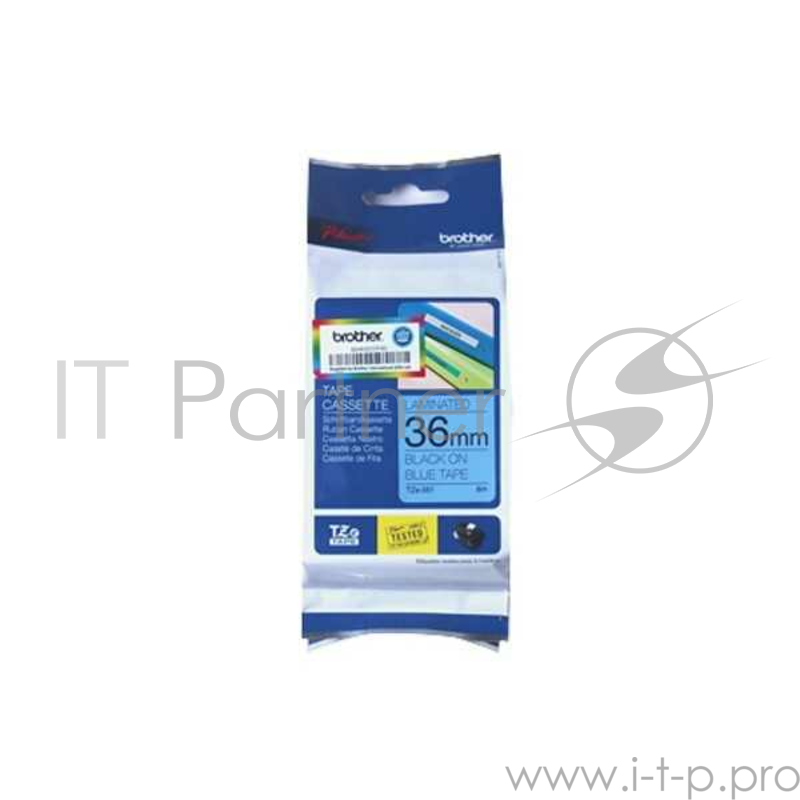 Наклейка ламинированная TZ-E561 (36 мм черн/син,TZ-561)