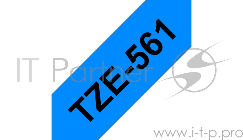 Наклейка ламинированная TZ-E561 (36 мм черн/син,TZ-561)