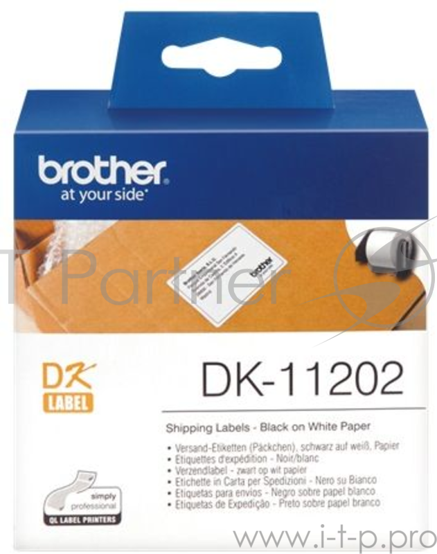 Транспортировочные наклейки Brother DK11202 (300 шт - 62 х 100 мм)