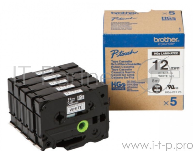 Ламинированная клеящаяся лента Brother HGE231V5