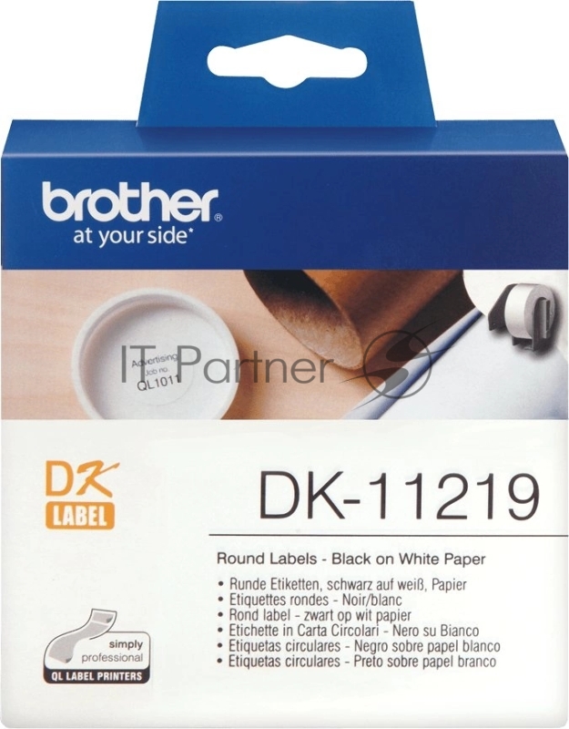 Адресные наклейки Brother DK11219