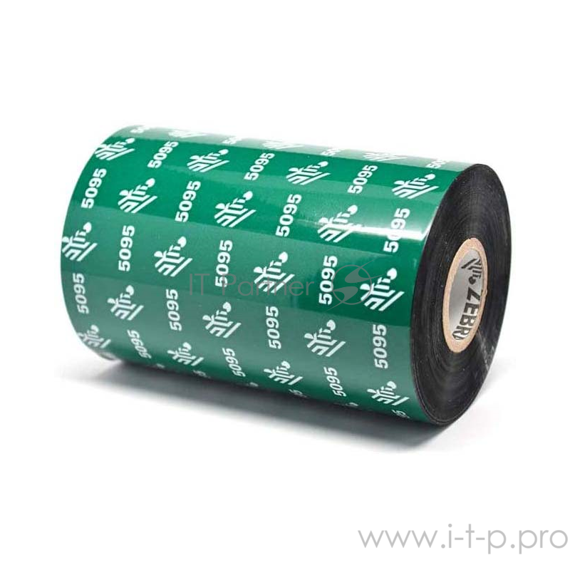 Термотрансферная лента (риббон) Resin Ribbon, 56mmx74m (2.2inx242ft), 5095 High Performance, 12mm (0.5in) core