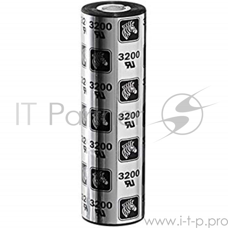 Термотрансферная лента (риббон) Wax/Resin Ribbon, 110mmx74m (4.33inx242ft), 3200, High Performance, 12mm (0.5in) core