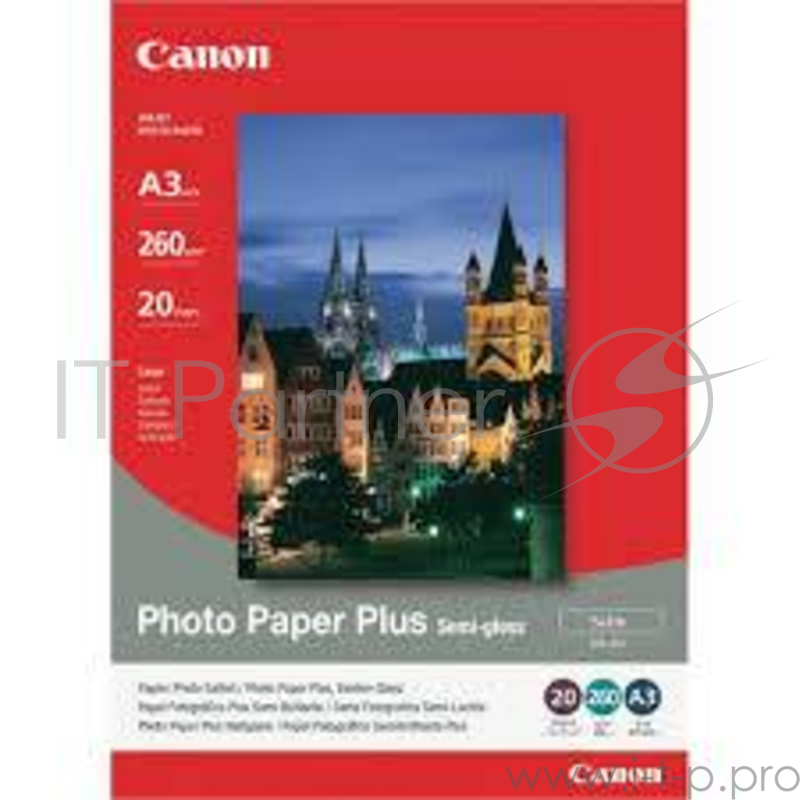 Фотобумага CANON Полуглянцевая? 260г/м2, A3 (29,7X42), 20 л.