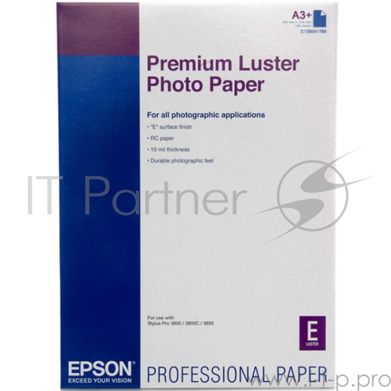 Фотобумага EPSON Высококачественная, 235г/м2, A3+,100л.
