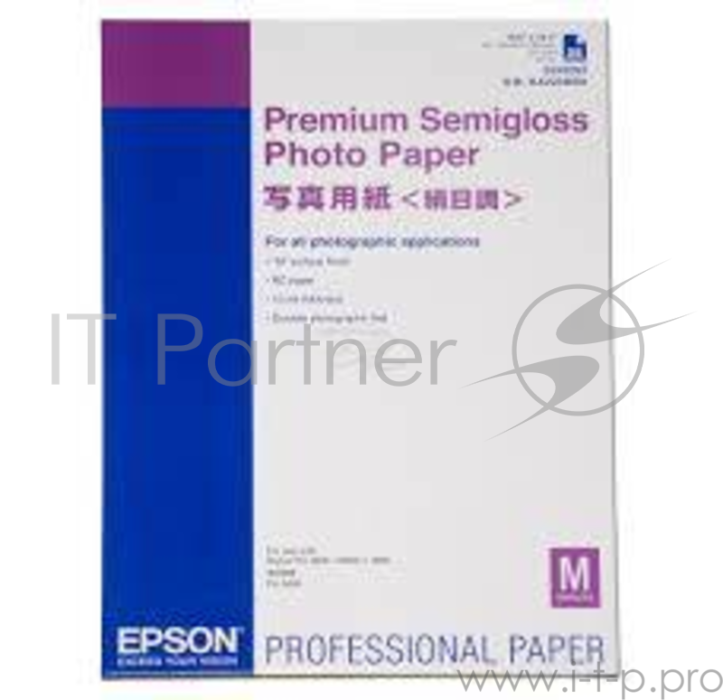 Фотобумага EPSON Высококачественная Полуглянцевая, 260г/м2, A2,25л.