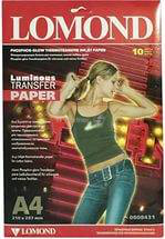 Термотрансфер LOMOND A4 (21X29,7) 10л для струйн. цв. принтера, флюорисцент.