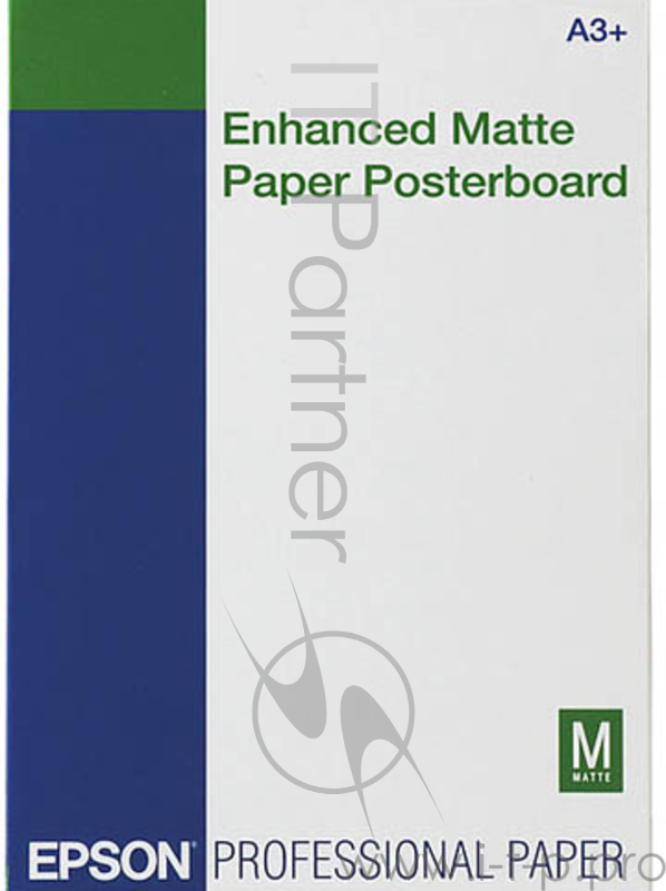 Бумага (C13S042110) EPSON Enhanced Matte Posterboard for Epson, A3+, 20 sheets