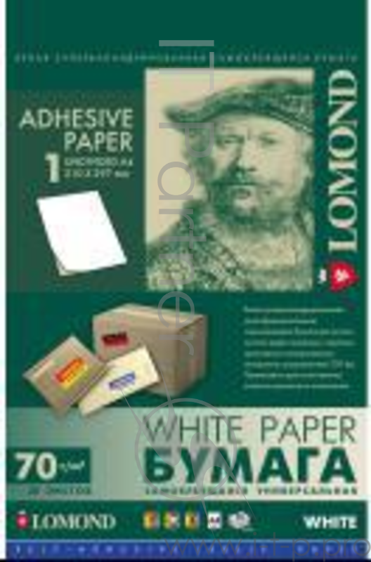 Самоклеящаяся бумага LOMOND универсальная для этикеток, A4, 70 г/м2, 1650листов в технологической упак.