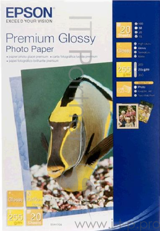 Бумага Epson C13S041706 Premium Glossy Photo 10x15см (20 sh)
