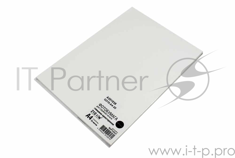 Фотобумага глянцевая односторонняя (NetProduct) A4 210 г/м 20л.