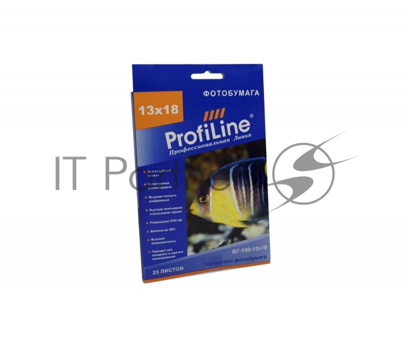 БГ-150-13х18-25 Фотобумага глянцевая, 150 г/м2, 13х18, 25 л, 2880 dpi