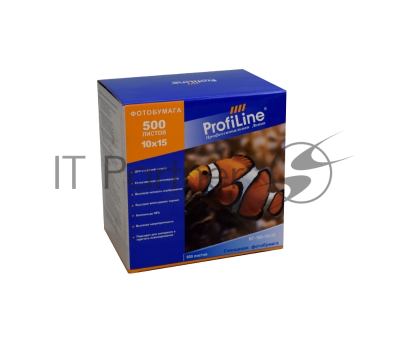 БГ-180-10х15-500 Фотобумага глянцевая, 180 г/м2, 10х15см, 500 л, 2880 dpi