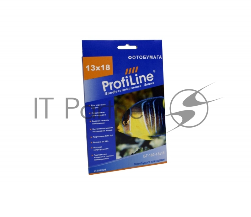 БГ-180-13х18-25 Фотобумага глянцевая, 180 г/м2, 13х18, 25 л, 2880 dpi