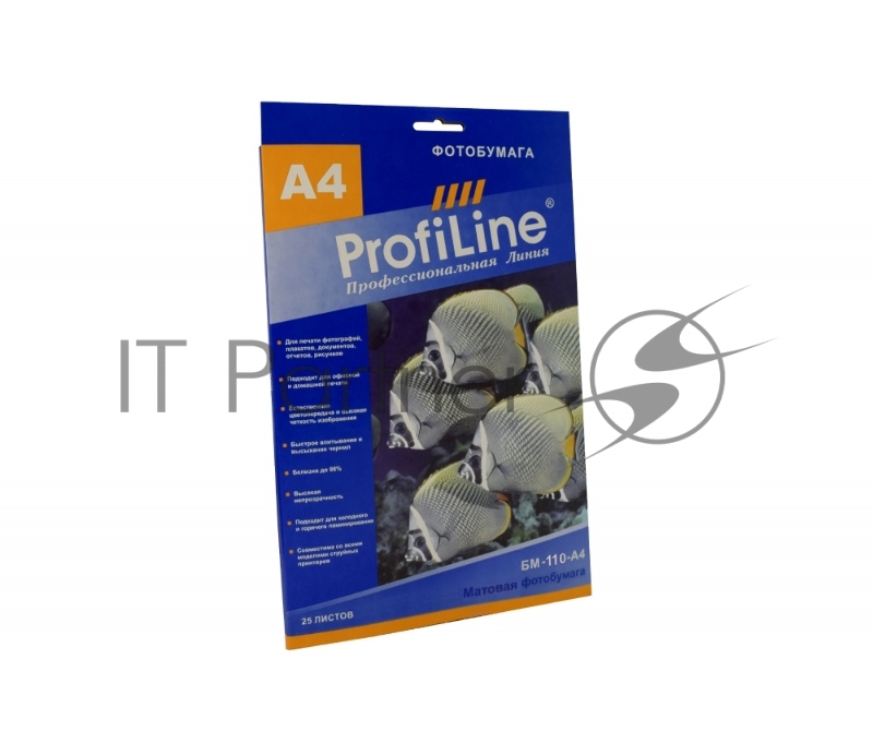 БМ-110-А4-25 Фотобумага матовая, 110 г/м2, А4, 25 л, 5760 dpi
