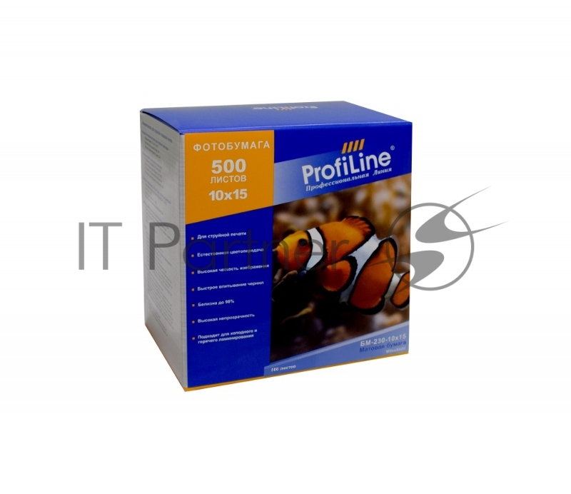 БМ-230-10х15-500 Фотобумага матовая, 230г/м2, 10х15, 500 л, 5760 dpi (Mi)