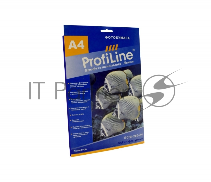 БС/Ф-260-А4-50 Фотобумага микропористая фактурный сатин, 260 г/м2, А4, 50 л, 2880 dpi