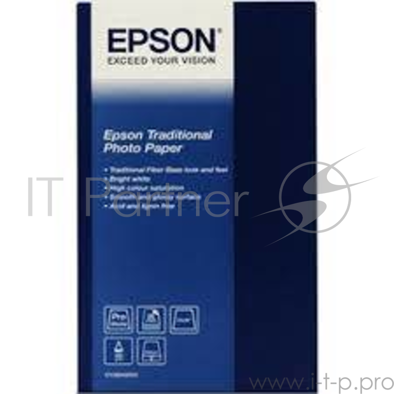 Бумага EPSON Traditional Photo Paper (Baryta), A2, полу-глянцевая, 325 г/м2, 25 листов