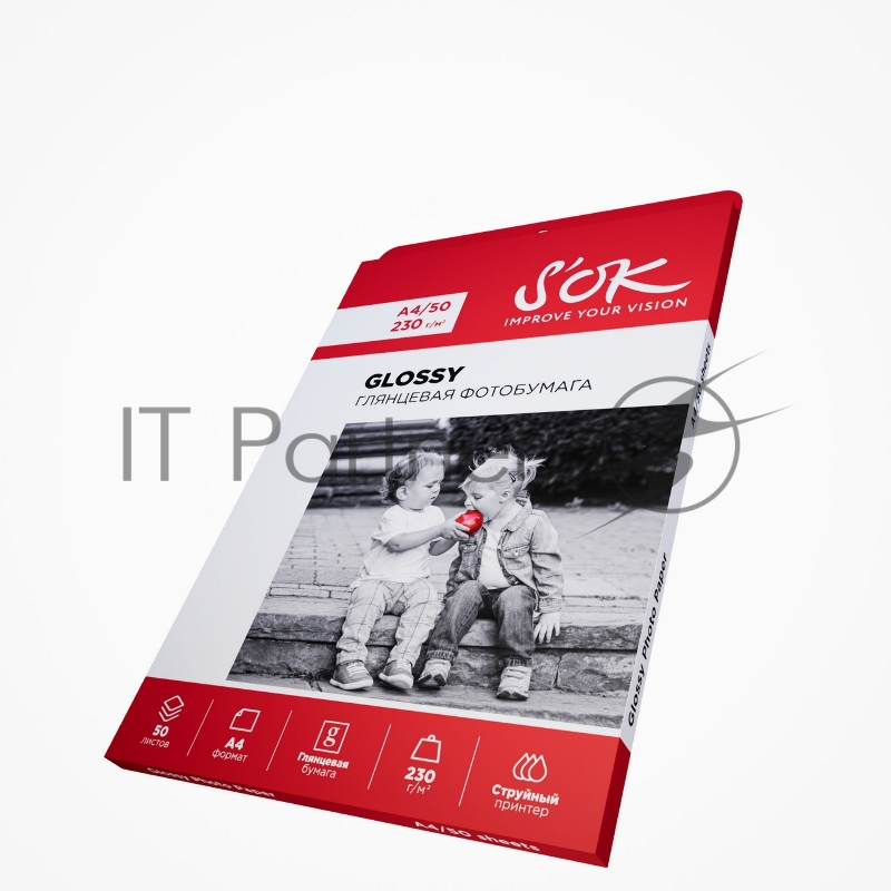 Фотобумага CC Glossy 230gsm A4*50 // Глянцевая 230г/м2 формат А4 50 листов