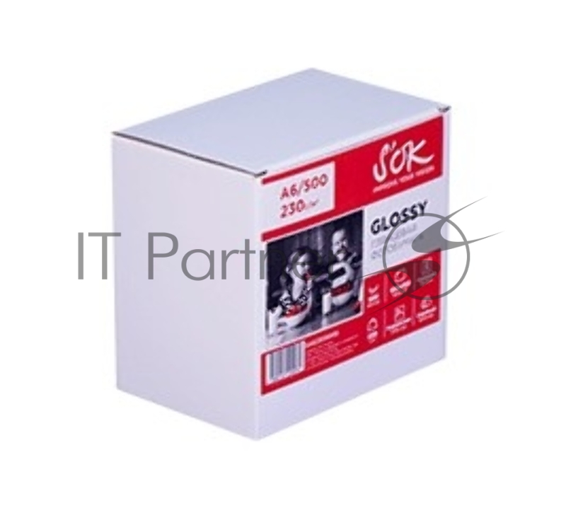 Фотобумага CC Glossy 230gsm A6*500 // Глянцевая 230г/м2 формат А6 500 листов