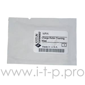 Салфетки для восстановления рабочих свойств PCR валов Charge Roller Cleaning Wipe (Katun) пак/5шт.