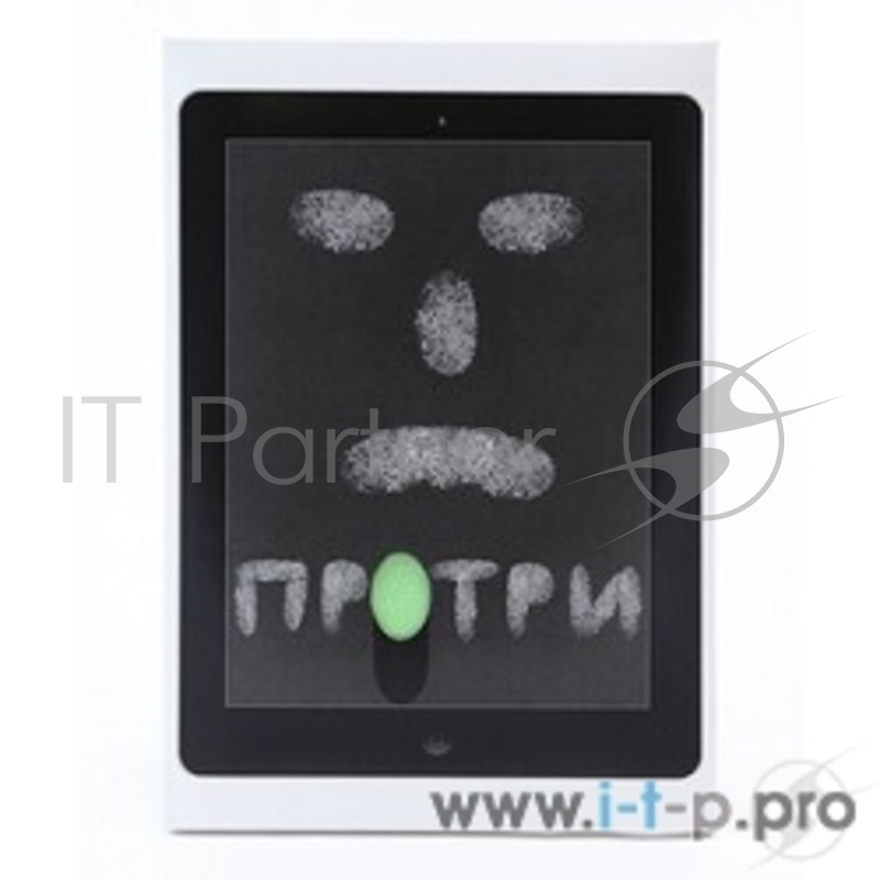 Чистящие средства Konoos KP-1-Gr салфетка для планшетов цвет зеленый,лого Konoos, 23х18 см