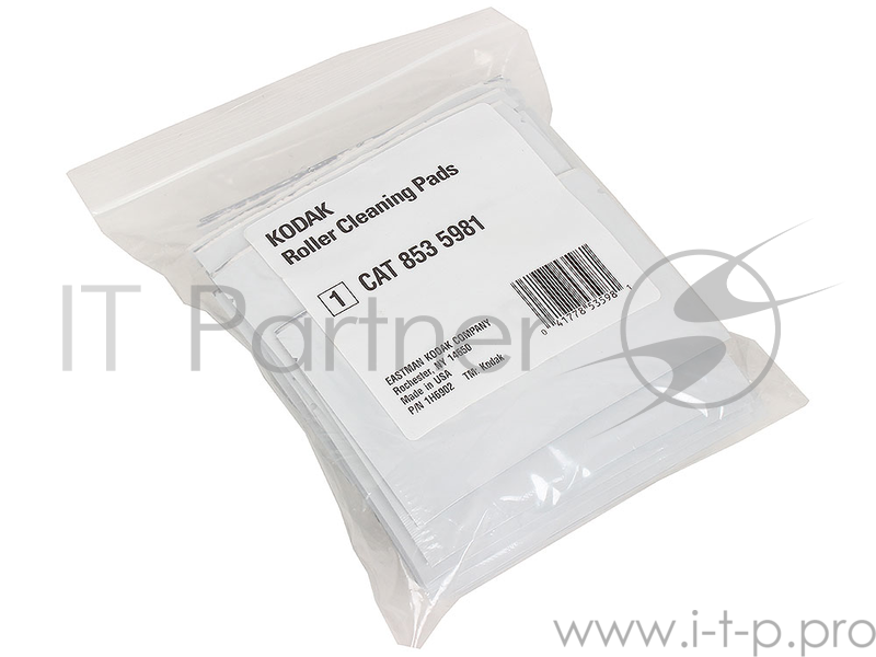 Салфетки для чистки резиновых роликов Kodak Roller Cleaning (упаковка из 24 пакетов) <8535981>