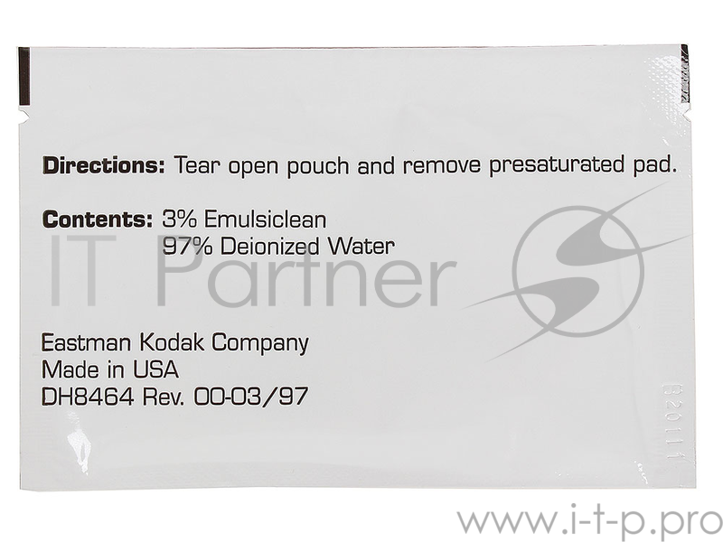 Салфетки для чистки резиновых роликов Kodak Roller Cleaning (упаковка из 24 пакетов) <8535981>