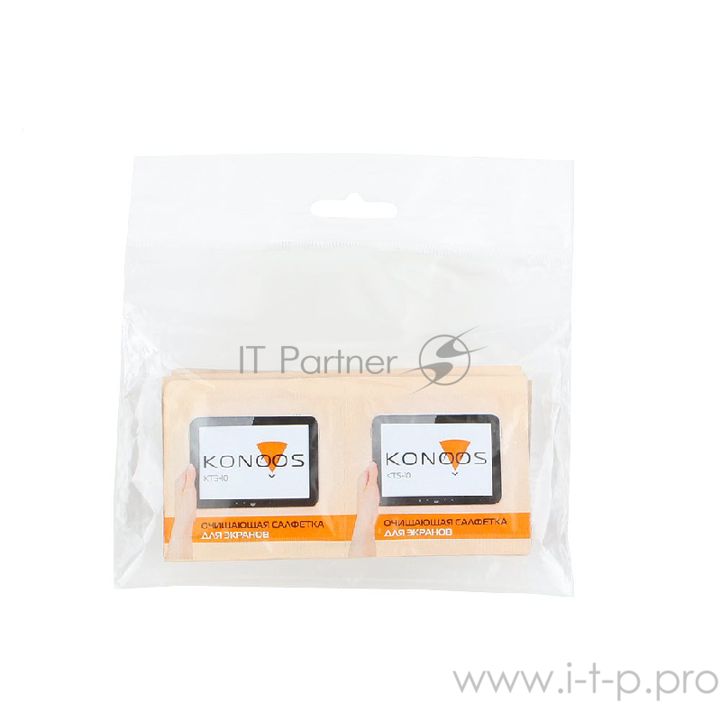 Чистящие салфетки для ЖК-экранов Konoos KTS-10 10шт