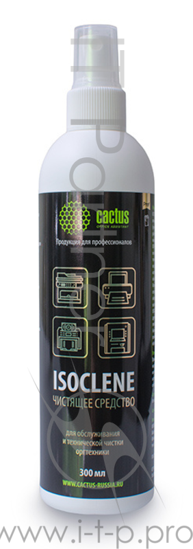 Спирт изопропиловый Cactus CS-ISOCLENE300 для очистки техники 300мл