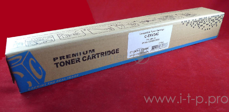 Тонер-картридж Canon iR Adv C2020/C2030 C-EXV34/GPR-36/NPG-52 cyan (туба 260г) JPN