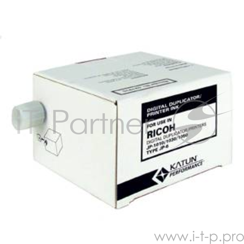 Краска Ricoh Priport JP-1210/1250/3000 type JP12 Black (фл,600 мл) (Katun)