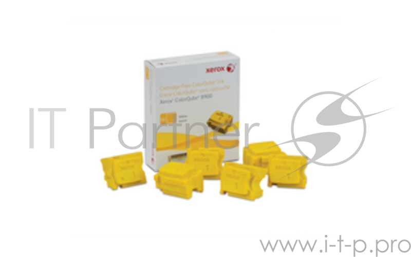Чернила XEROX 108R01024 Yellow, желтый 6 шт. (16900 стр) для XEROX ColorQube 8900 (Channels)
