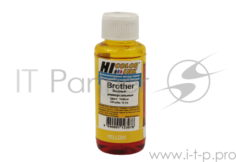 Расходные материалы Hi-Black Чернила Brother универсальные (Hi-Color), 0,1л, Y