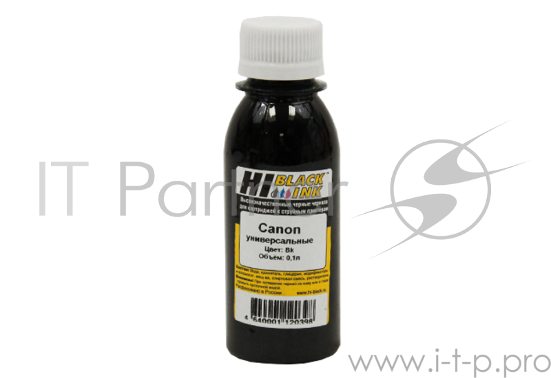 Расходные материалы Hi-Black Чернила Canon универсальные 0,1л (Hi-black) BK