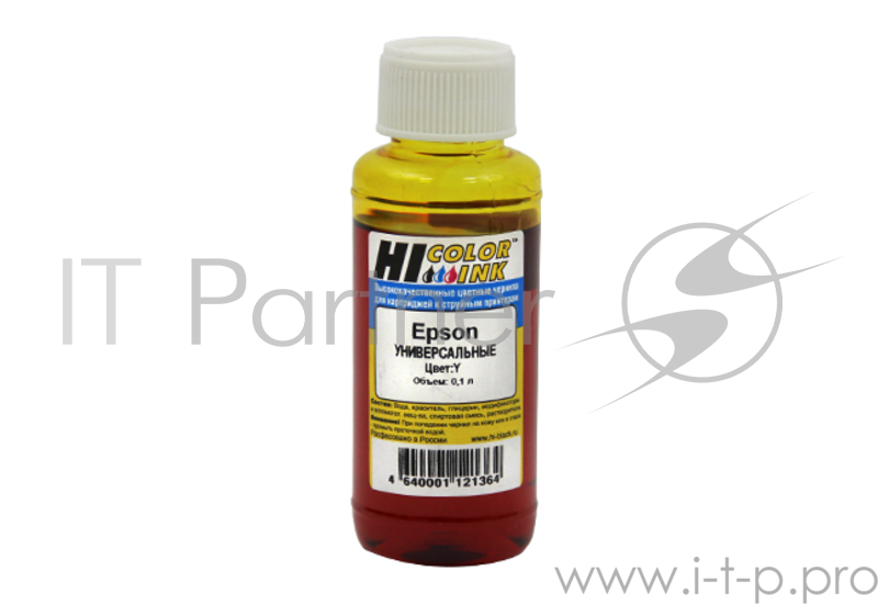 Расходные материалы Hi-Black Чернила Epson универсальные 0,1л (Hi-color) Y