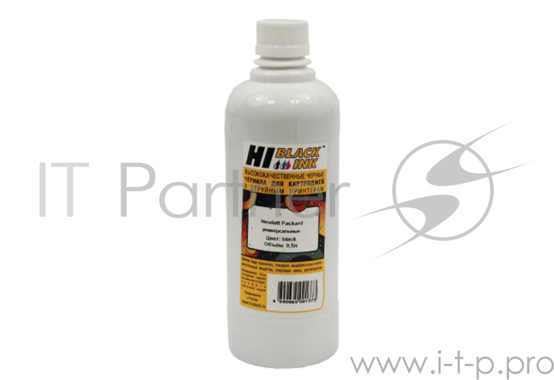 Чернила HP водные (Hi-Black) унив, 0,5л, black