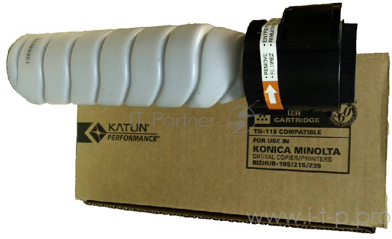 Тонер Konica-Minolta bizhub 164/165//184/185/195/215/235 TN-116/TN-118 (туба, 282гр.) Katun