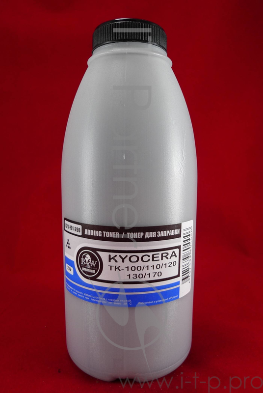 Тонер Kyocera TK-130/170, FS-720/820/920/1016MFP/1116MFP (фл. 290г) B&W Premium (Tomoegawa) фас Россия