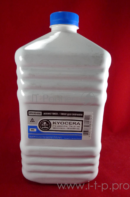 Тонер Kyocera TK-3130, FS-4200DN/4300DN, M3550idn/M3560idn (кан. 650г) B&W Premium (Tomoegawa) фас Россия
