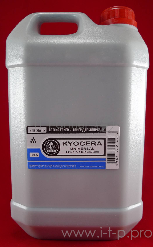 Тонер Kyocera Universal (TK-17/18/20H/100/110/111/112/ (кан. 1кг) B&W Premium (Tomoegawa) фас России