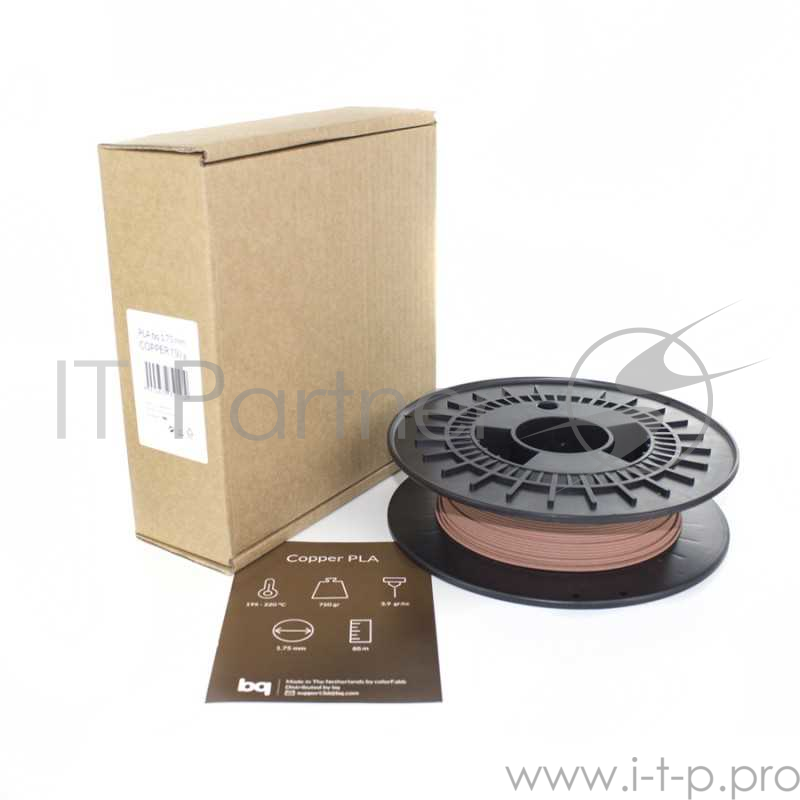 Картридж BQ Copper Filament PLA 1,75 mm 750 gr