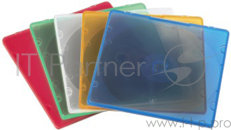 Коробка Hama на 1CD/DVD H-11712 Slim Box разноцветный (упак.:20шт)