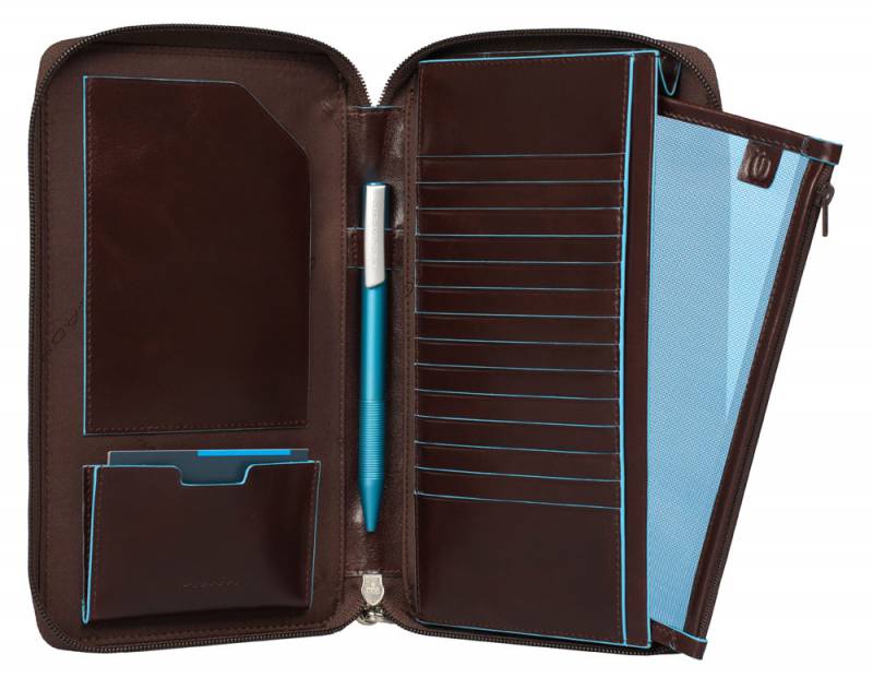 Мультипортмоне Piquadro Blue Square PP3246B2/AR оранжевый натур.кожа